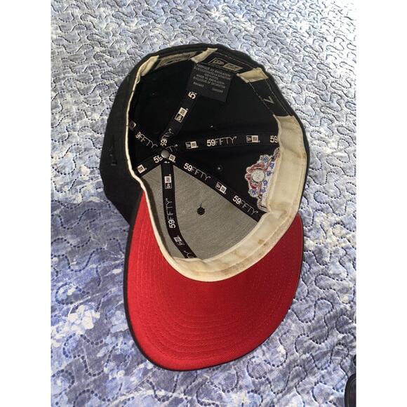 New Era Chicago White Sox Black‎ Wool 2003 ASG Hat 59fifty Size 7 MLB - Picture 9 of 12